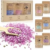 Persidra Bath Salts Gift Set 6-Pack - Relaxing Aromatherapy Spa Set for Women, 80g Self-Care Gifts for Mom, Mother's Day Birthday Gifts with Natural Sea Salts