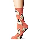 Socksmith Pug Womens Crew Socks