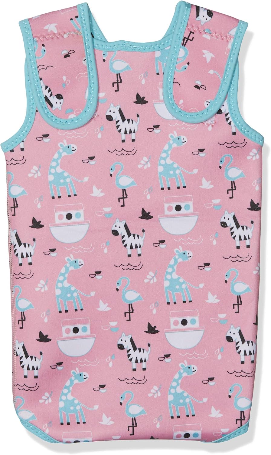 Splash About Baby Wrap Wetsuit, Nina's Ark, 18-30 Months, Pink - Image 3