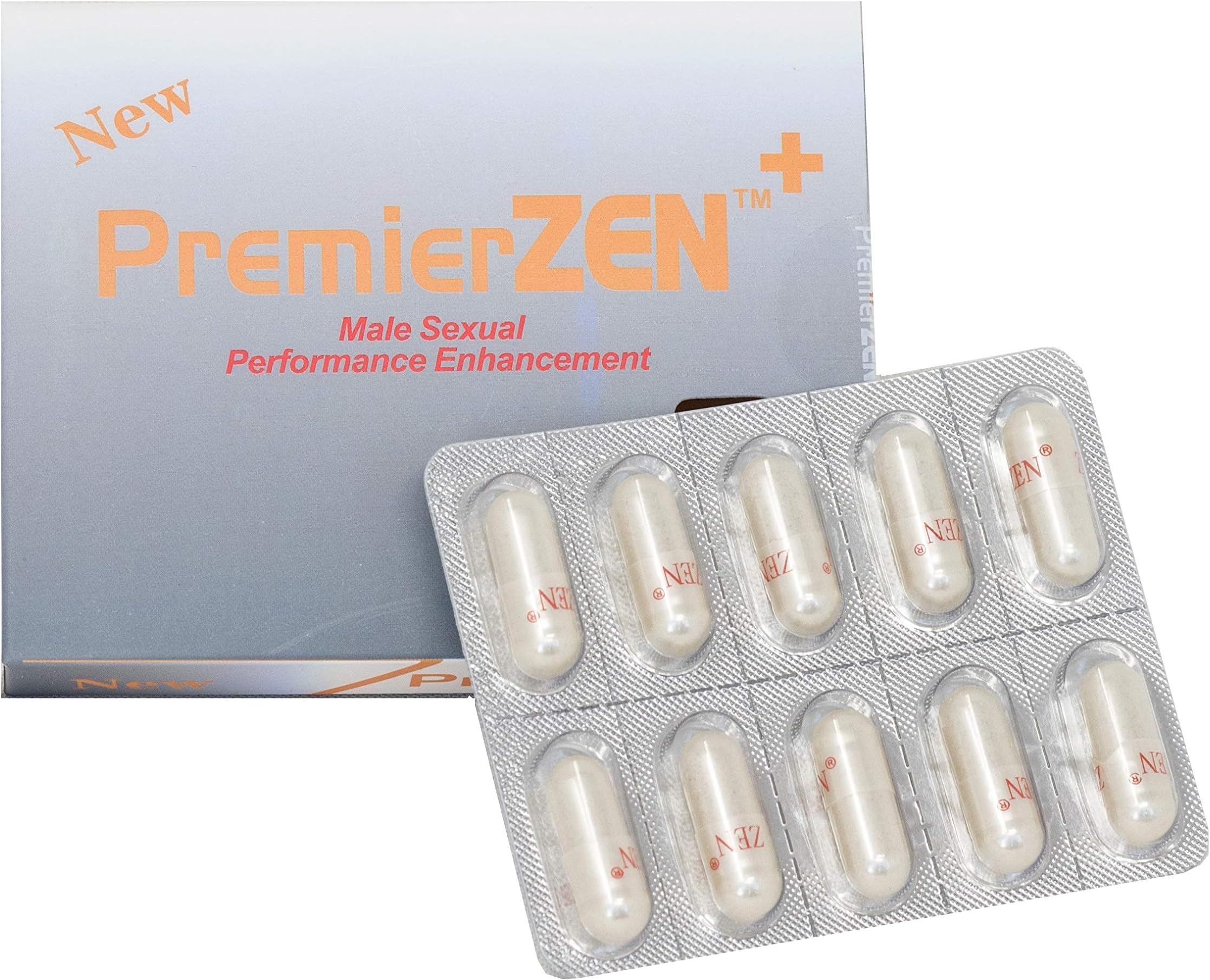 Premierzen + Plus Male Sexual Performance Enhancement 100% Authentic 10 Pills Most Effective Natural Amplifier for Strength and Endurance Made in USA (Pack of 2)