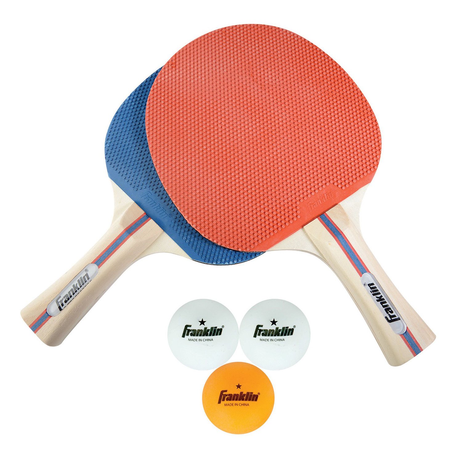 PING PONG PADDLES Table Tennis Ping Racket Bat Rubber 2 Player Ball Set