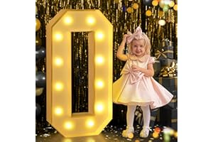 YBQZ Marquee Light Up Letters, 4FT Marquee Letters Large Light Up Letters for Baby Shower Birthday Wedding Party Decor, Big Mosaic Letters for Party Decorations,Marry Me Light Up Letters Foam Letter O
