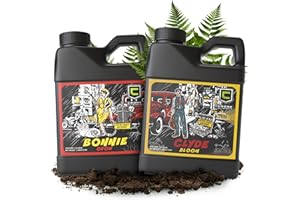 Cronk Nutrients Bonnie and Clyde Autoflower Plant Food - Fertilizer Kit - Liquid Fertilizer for Vegetative, Flowering Stage -