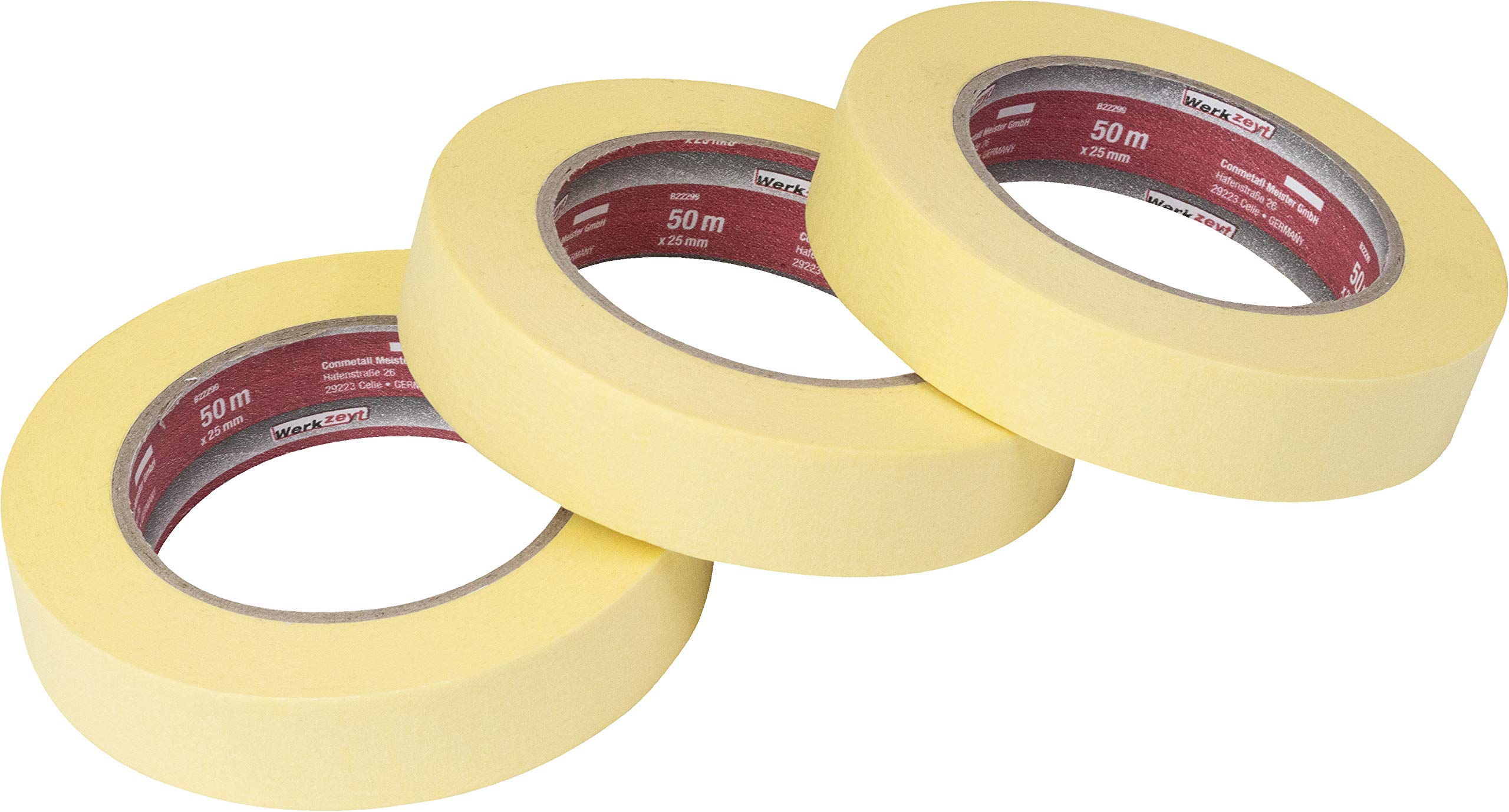 CON:P B22299 Masking Tape 3pcs 25x50 mm