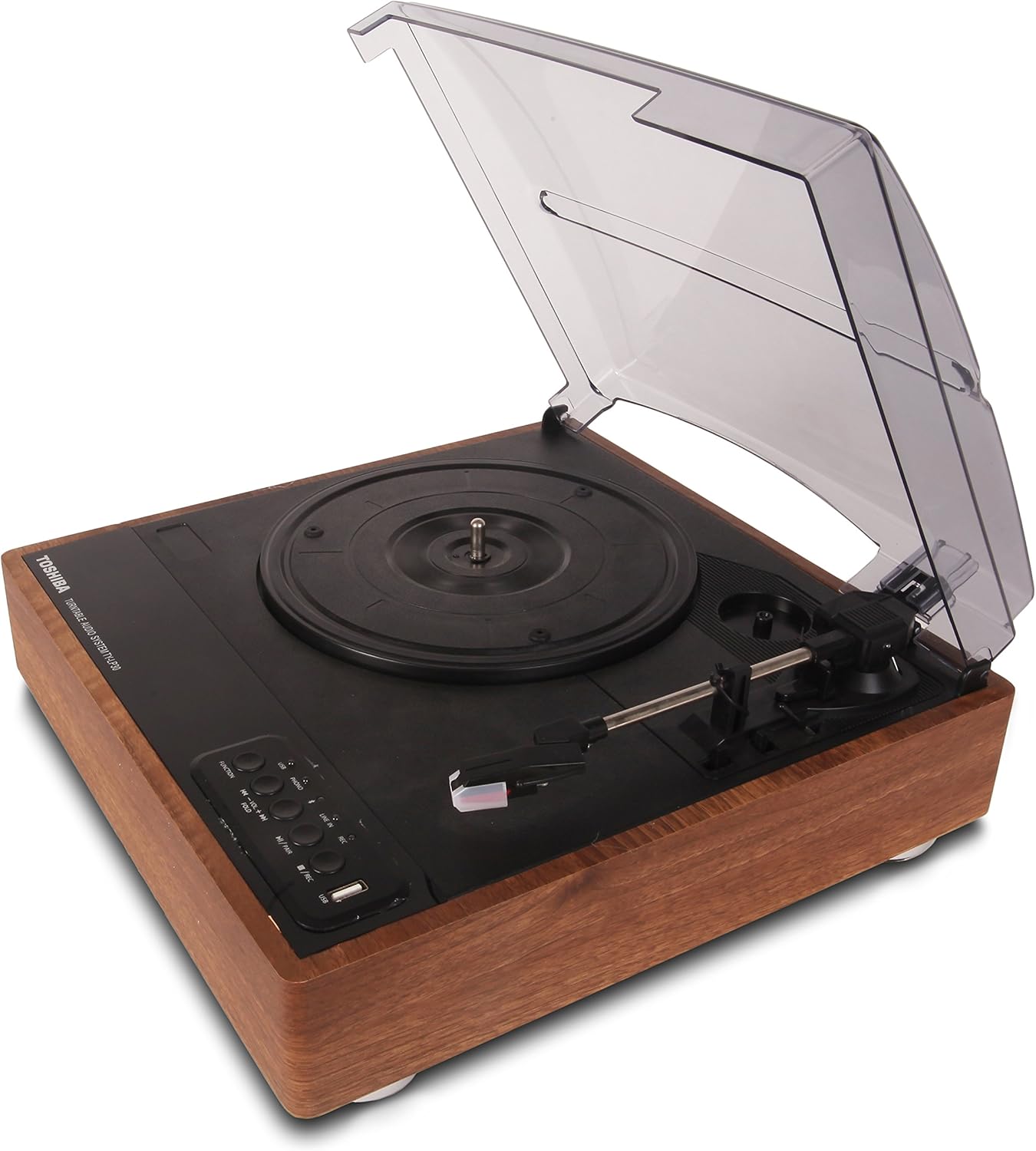 toshiba record player with speakers