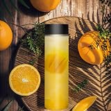 Iceten 6-Pack 400ml Clear Plastic Juice Bottles Wide Mouth with Lids view 7