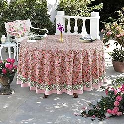 Ridhi Strawberry Pink 100% Cotton Round 110