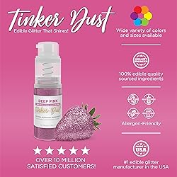 Bakell - Deep Pink Tinker Dust Edible Glitter