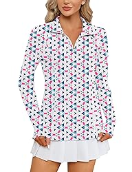 LOMON Women Long Sleeve Shirts Sun Protection 1/4