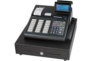 SAM4S SPS-345 Electronic Cash Register with Raised Keyboard and Thermal Printer