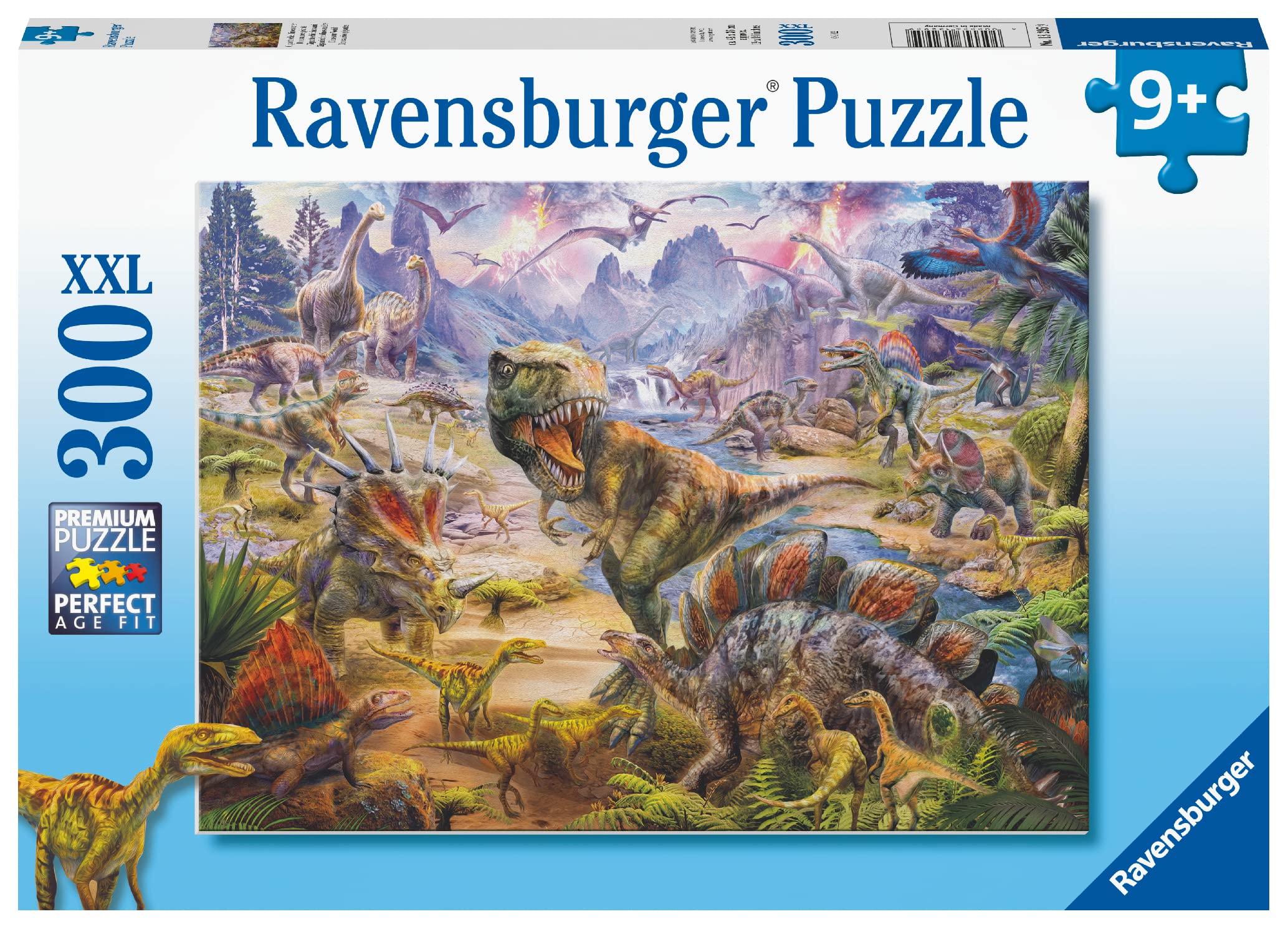 Ravensburger XXL Giant Dinosaurs Puzzle 9 Years and Above 300 Pieces Children Gift 9 Years 49 x 36 cm Ravensburger