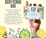 Little Soap Eco Warrior Body Scrub Bar 100g Vegan Cruelty Free Oatmeal Citrus view 5