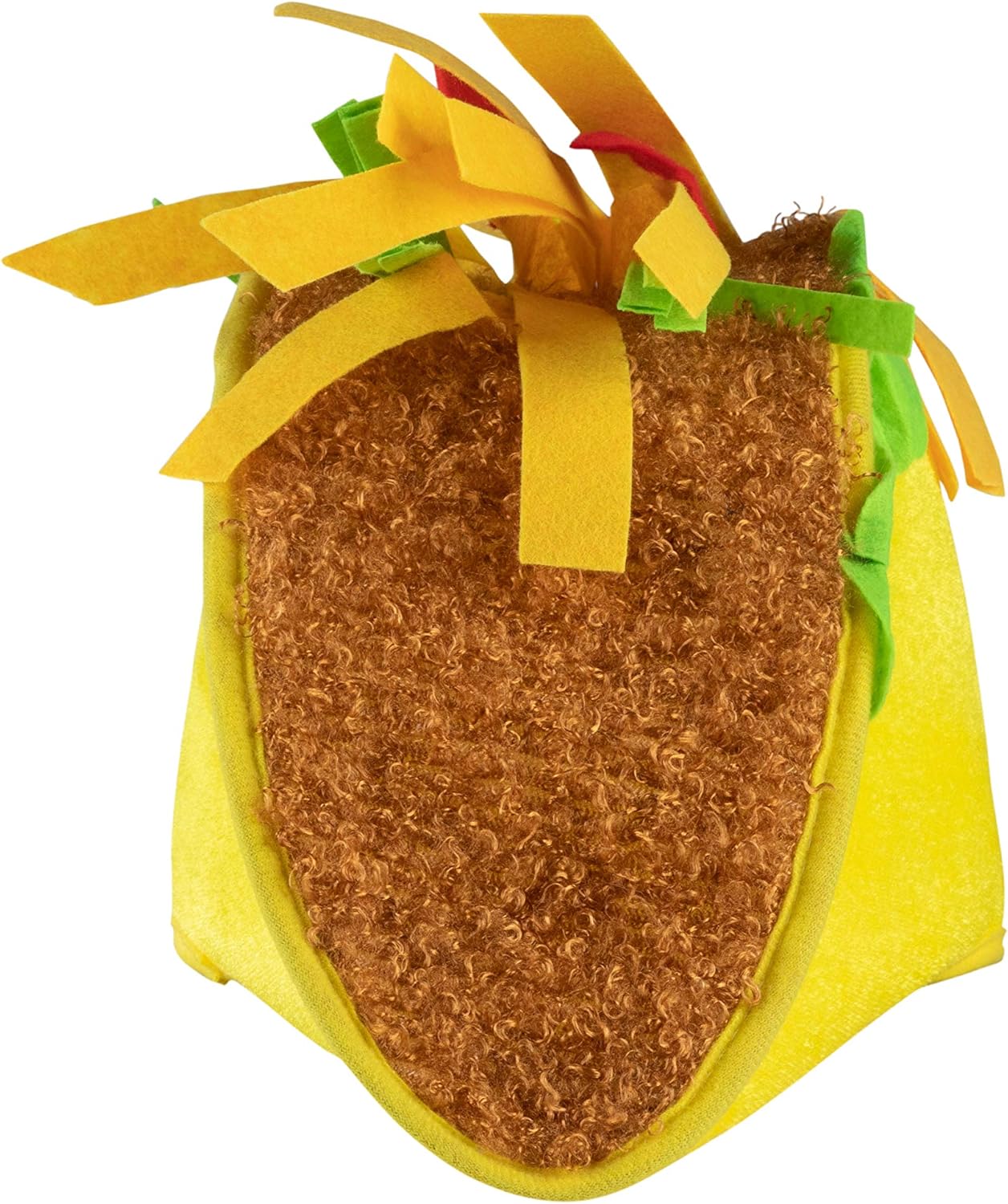 Juvale Fiesta Taco Hat Novelty Costume Accessory for Cinco de Mayo, Photo Booth Prop, and Parties, Adult Size: Clothing