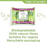 Simple Biodegradable Cleansing Wipes 2x25 for Sensitive Skin UK Brand view 5