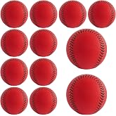 Baisidiwei Soft Baseballs, Foam Training Baseball 12 Pack for Kids Regulation Size Foam Baseballs for Soft &amp; Safe Throwing, Catching and Batting Practice