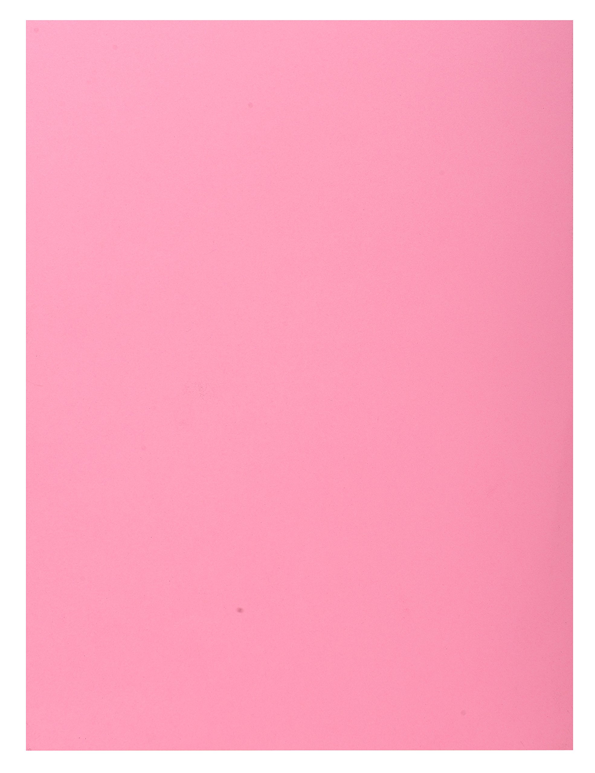 Exacompta - Ref 348003E - Super 210 1-Flap Folders - 240 x 320mm in Size, Suitable for Holding A4 Documents, 160gsm Card, Single Fold Over Flap - Pink (Pack of 100)