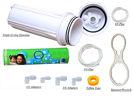 PSI Triple O Ring Pre Filter Housing Complete Kit for RO Water Purifiers