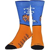Cool Socks, Garfield Cartoon Character Men's Fun Novelty Crew Socks