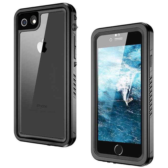 Iphone 8iphone 7 Waterproof Case Gocool Protective Case For Iphone 87 Clear Sound With Built In Protector Full Sealed Shell Case For Iphone 78