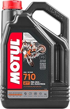 MOTUL 104035 710 2T, 4 L: Amazon.es: Coche y moto