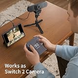 EMEET C960 Webcam with Tripod 1080p Microphone Privacy Cover Dual Mics view 6