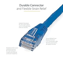 StarTech.com 10ft CAT6 Ethernet Cable - Blue CAT 6