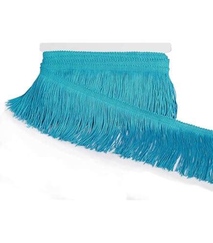 8\" (20cm) Long Solid Chainette Fringe Trim (Style# CF08), Lilac...