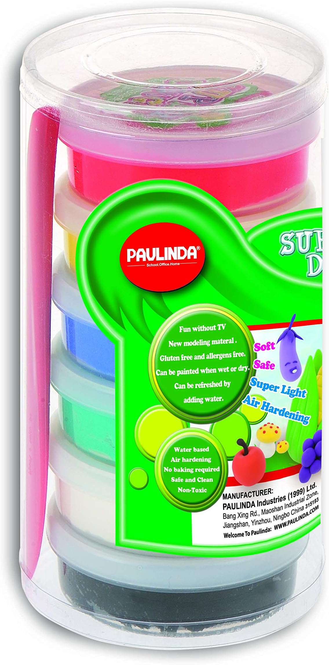 Paulinda Plastic Drum with Tools, Multi Color (84 GMS)