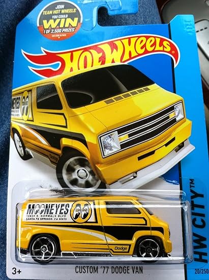 hot wheels mooneyes van