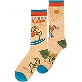 Karma Downward Dog Crew Socks - Cute and Funny Socks for Women - Bright and Colorful Designs - One Size Fits Most - Horse