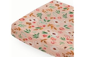 Little Unicorn Premium Changing Pad Cover | Extra Soft & Breathable Muslin Fabric (Vintage Floral)