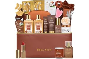 25 pcs Mothers Day Gift Set for Women, Bath & Body Gift Set, Hydrating Skin Care Set, Coconut Vanilla Spa Gift Basket, Cosmet