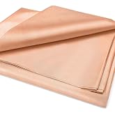 Amerthing Pure Copper Faraday Fabric RF &amp; LF Electromagnetic Fields Gold Color Blocking Fabric 2 Meters (78"x43" inch)