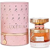 EMBAROUGE LUXERIA Women's Fragrance | Perfume for Women | Floral Top note | 100 ml pack | 3.4 Fl. Oz. | Fruity, Floral, and Amber fragrance | Gift for Women | Eau de Parfum EDP