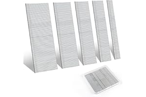 OKXIRI 18 Gauge Brad Nails, 5 sizes(2",1-1/2",1-1/4",1",3/4"), Galvanized 18 GA Brad Nails for Pneumatic, Electric Brad Nailer Gun (1000 Counts)