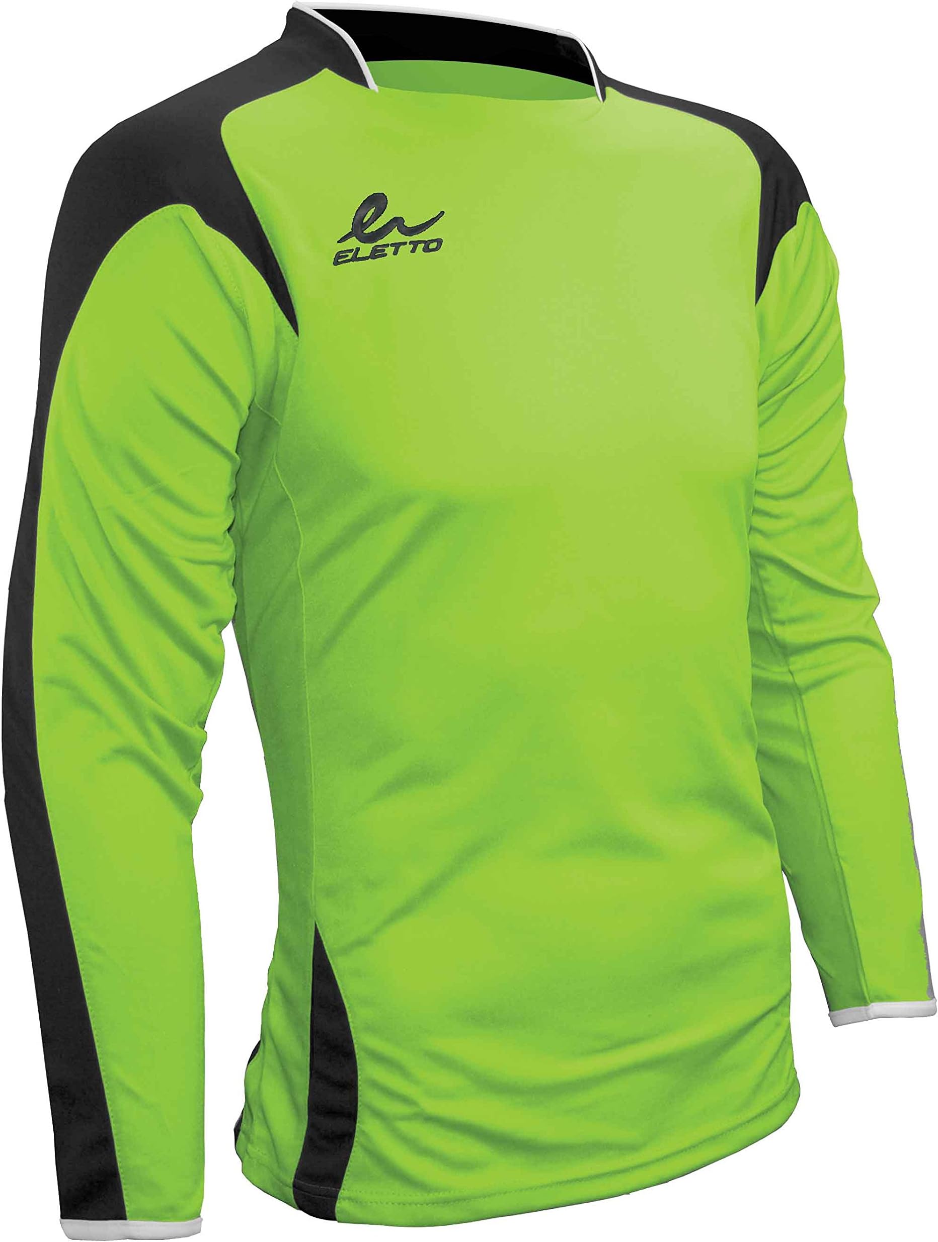 Eletto GK Fly Goalkeeper Jersey L/S (Youth X-Large, Neon Yellow/Black)