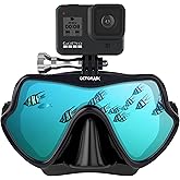 GoPro Hero4 and Hero3+ Frameless Dive Mask for Scuba Diving and Snorkeling