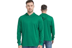 ProtectX High Visibility Sun Protection Lightweight Long Sleeve Hoodie, UPF 50+ Quick-Dry, SPF UV Shirt, Active Wear