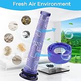 Dzpuhuojz 4 Pack Dyson V8/V7 Filter Replacement HEPA Pre/Post Filters Brush view 3