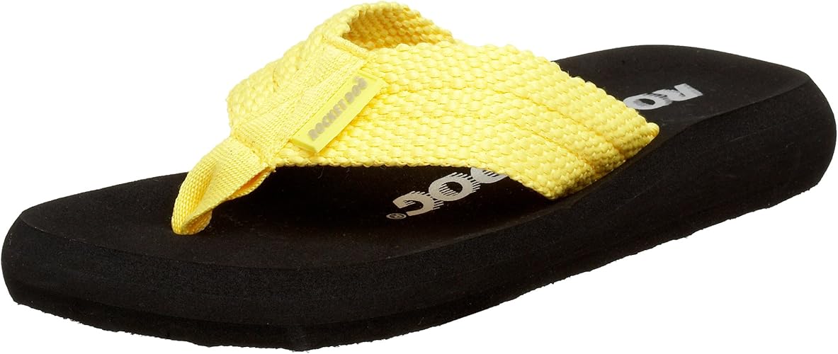 Amazon.com | Rocket Dog Women's Sunset Thong Sandal, Neon Yellow, 5 M US | Flip-Flops