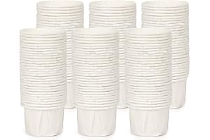 Upper Midland Products 1 Oz Paper Cups- Paper Medicine Taster Ketchup Sacrament Paper Cups (PACK A - 1000 PACK)