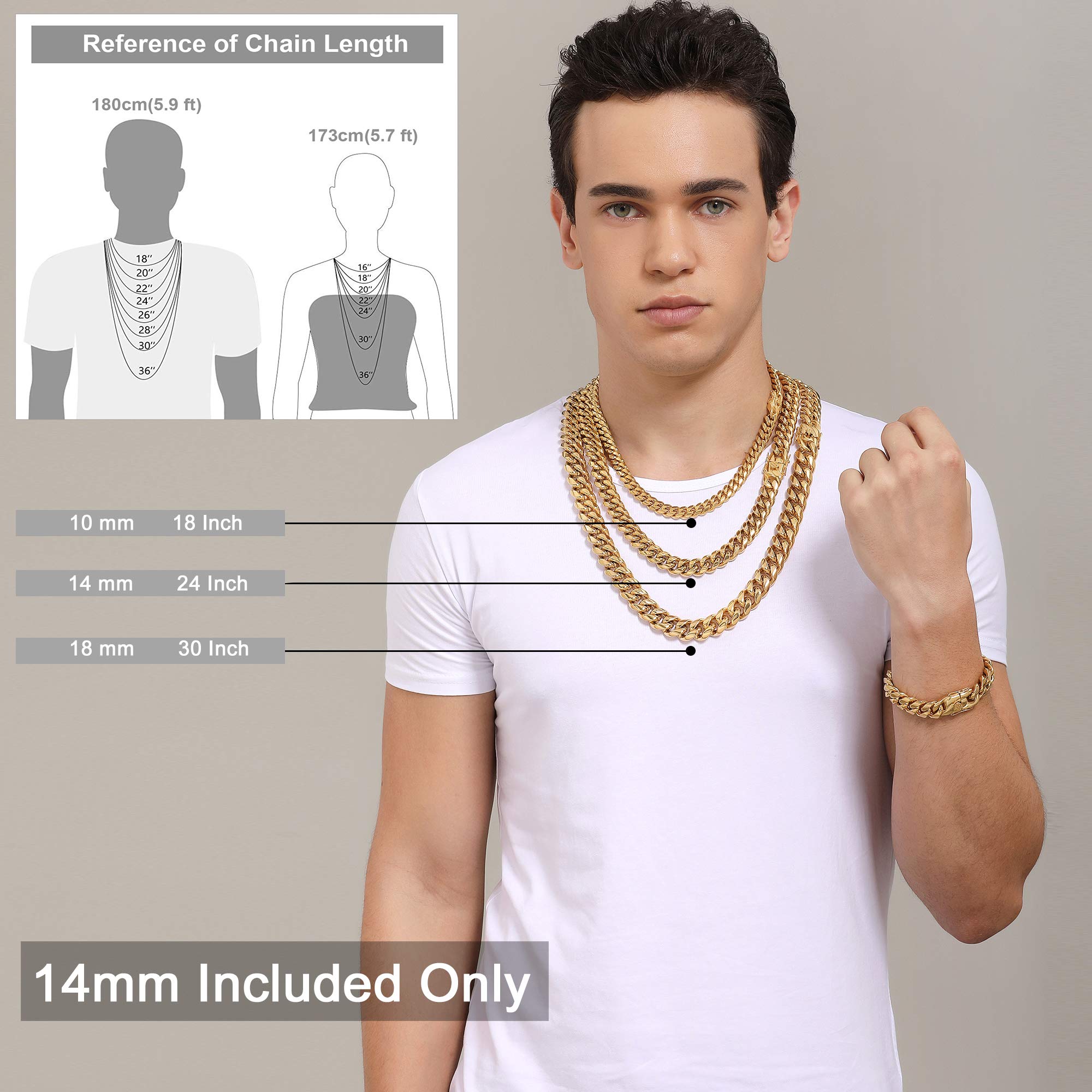 W&W Lifetime Mens 24k Gold Plated 30\