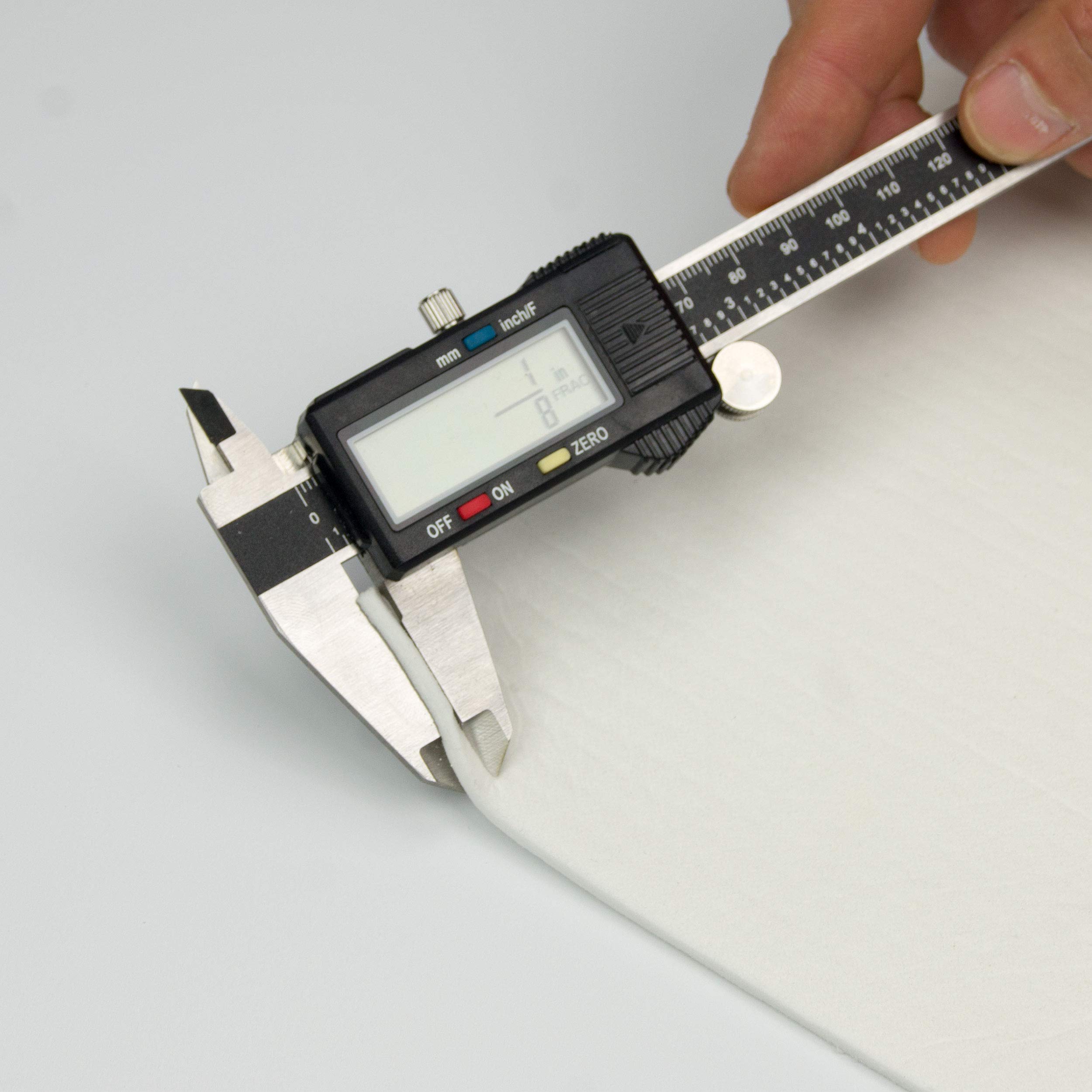 High Temperature Gasket Paper, Ceramic Fiber Alternative, 2100F Rated, 1/8