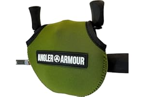 SAVAGE ANGLER Angler Armour Baitcast Reel Cover | Casting Reel Cover | Fishing Reel Cover | Low Profile Baitcasting Reel Cover | Neoprene Reel Cover | 50 100 200 300 Series Baitcast Covers