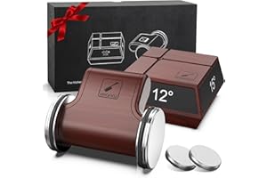 imarku Knife Sharpener, Professional Rolling Knife Sharpener with ABS Construction, 2 Diamond Discs & 4 Magnetic Angles (12°/