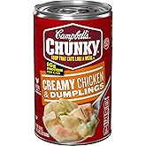 Campbell's Chunky Soup, Creamy Chicken and Dumplings Soup, 18.8 Oz Can