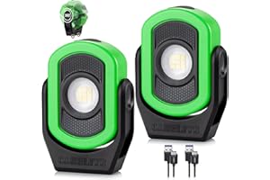 CARELITE Magnetic Work Light – 780 Lumen Compact Pocket Light, Rechargeable 3000mAh, 360° Pivot, Durable & Portable for Mecha