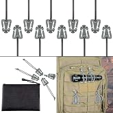 BOOSTEADY 10Pcs Tactical Gear Clip Molle Web Dominators for Outdoor Hydration Tube Backpack Straps Management