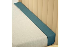 DEEPSHARK Bed Gap Filler,Mattress Extender for Headboard Gap,Spacer Filler Between Headboard and Mattress,High-Density Bed Crack Filler with Removable Cover（Green-King-78 * 6 * 12in）