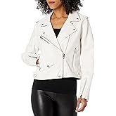 [BLANKNYC] womens Luxury Clothing Vegan Leather Moto Jacket, Comfortable & Casual Coat